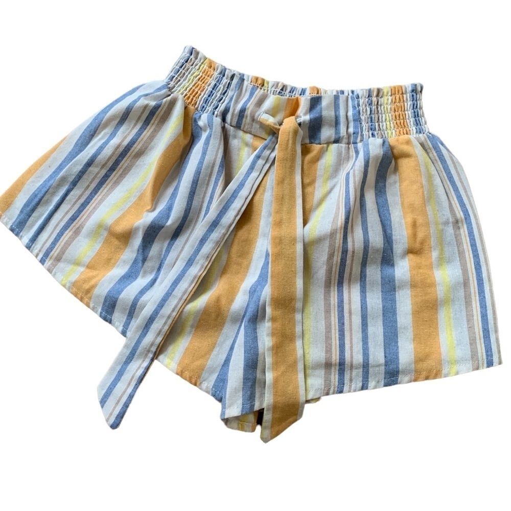 Small Paradise USA striped cloth shorts